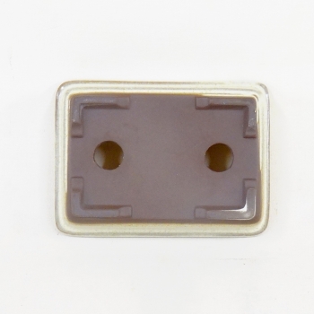 Preview: Eckige Bonsaischale WS10/14cm, champagne